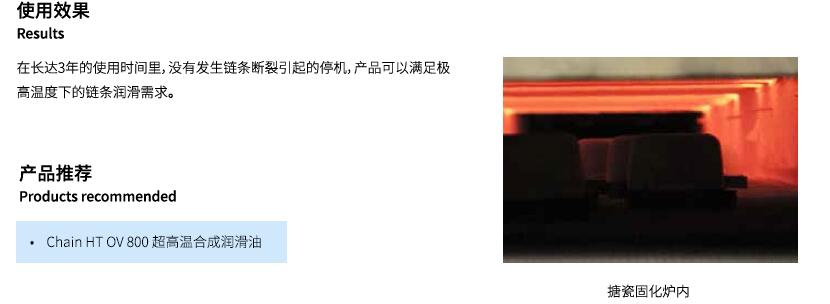 搪瓷制品链条润滑